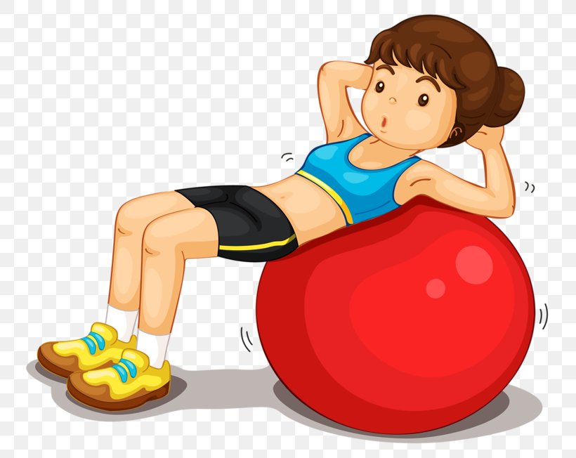 Exercise Balls Sit-up Fitness Centre Physical Fitness, PNG, 800x652px, Exercise, Arm, Barbell, Cartoon, Chair Download Free