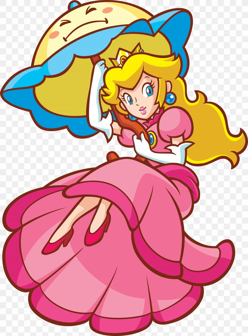 Super Mario Bros. Super Princess Peach, PNG, 3491x4738px, Watercolor, Cartoon, Flower, Frame, Heart Download Free