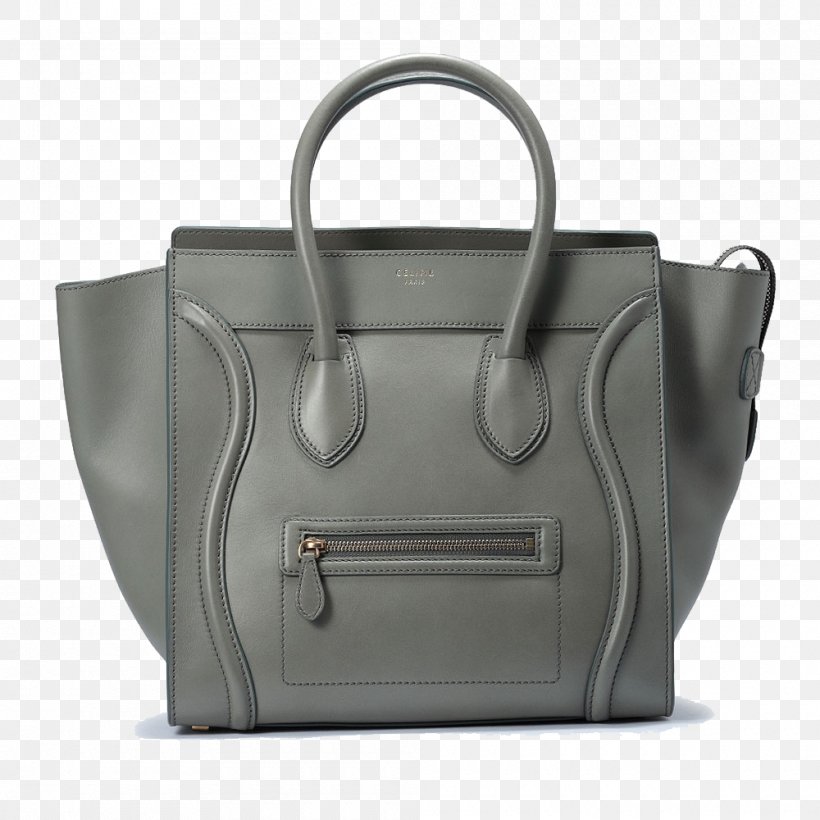 Tote Bag Cxe9line Leather Grey Handbag, PNG, 1000x1000px, Tote Bag, Bag, Black, Brand, Brown Download Free