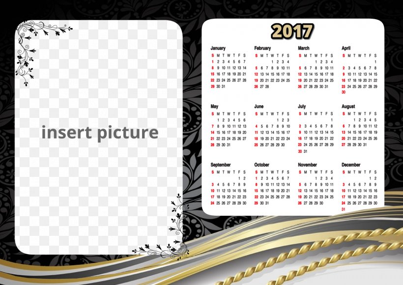 Calendar Picture Frames Borders And Frames, PNG, 1600x1132px, Calendar