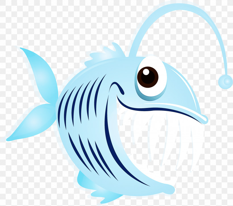 Cartoon Fish Blue Aqua Fish, PNG, 3000x2646px, Cartoon, Aqua, Blue, Eye, Fin Download Free
