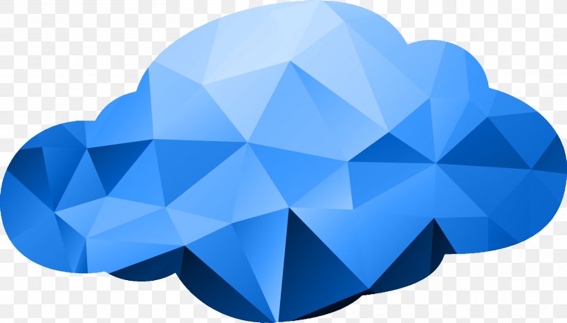 Cloud Computing Low Poly Google Images Internet, PNG, 2512x1432px, Cloud Computing, Azure, Blue, Cobalt Blue, Computer Network Download Free