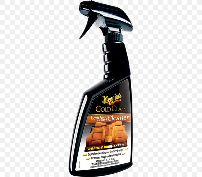 Meguiars G10900 Gold Class Rich Leather Cleaner Conditioner Wipes 25 Meguiar's G10916 Gold Class Rich Leather Spray Meguiars G18616 473 Ml Meguiars G18516 473 Ml, PNG, 720x720px, Car, Cleaner, Hardware, Leather, Spray Download Free