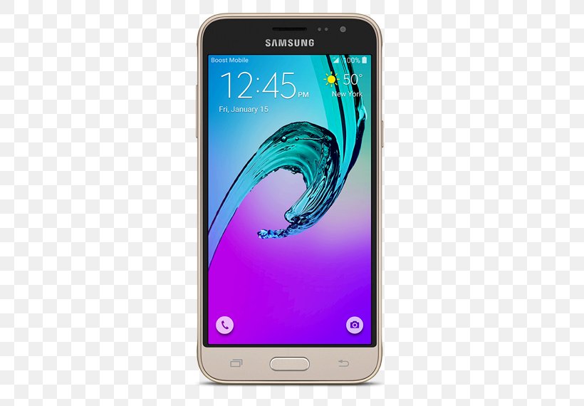 Samsung Galaxy J3 (2017) Boost Mobile Smartphone Gold, PNG, 550x570px, Samsung Galaxy J3 2017, Boost Mobile, Cellular Network, Communication Device, Electronic Device Download Free