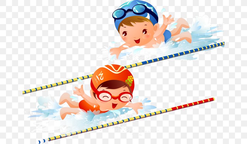 Swimming Pool Child Clip Art, PNG, 670x478px, Watercolor, Cartoon, Flower, Frame, Heart Download Free