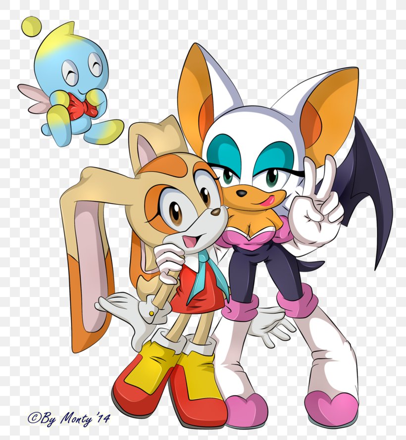 Cream The Rabbit Rouge The Bat Amy Rose Sonic Adventure Sonic Jam, PNG, 800x889px, Watercolor, Cartoon, Flower, Frame, Heart Download Free