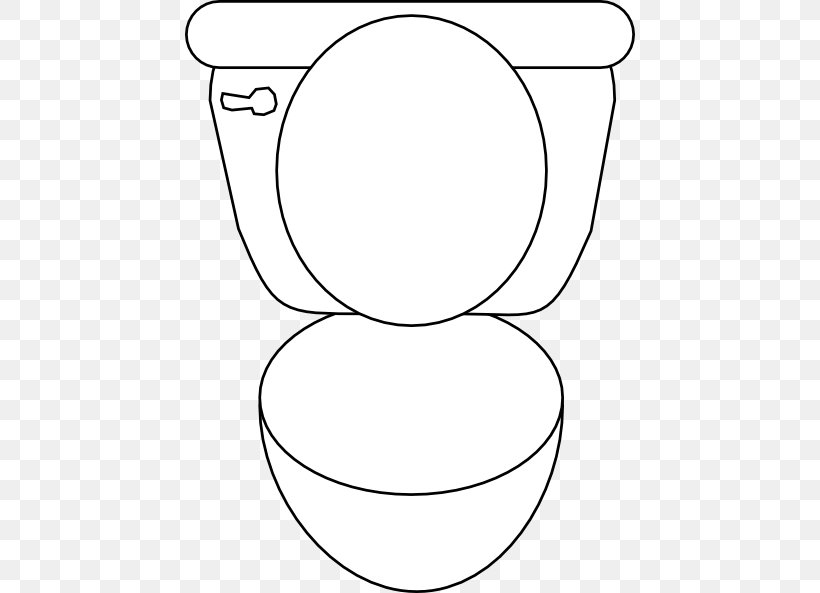 Flush Toilet Bathroom Free Content Clip Art, PNG, 450x593px, Toilet, Area, Bathroom, Black And White, Blog Download Free