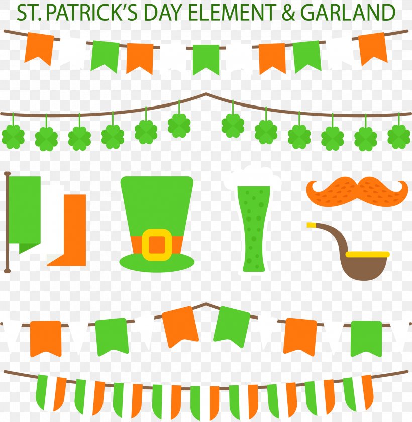 Ireland Saint Patricks Day Festival Clip Art, PNG, 2500x2564px, Ireland, Area, Festival, Fourleaf Clover, Green Download Free