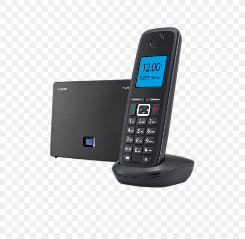 VoIP Phone Voice Over IP Cordless Telephone Digital Enhanced Cordless Telecommunications Gigaset Communications, PNG, 800x800px, Voip Phone, Analog Telephone Adapter, Answering Machine, Answering Machines, Business Telephone System Download Free