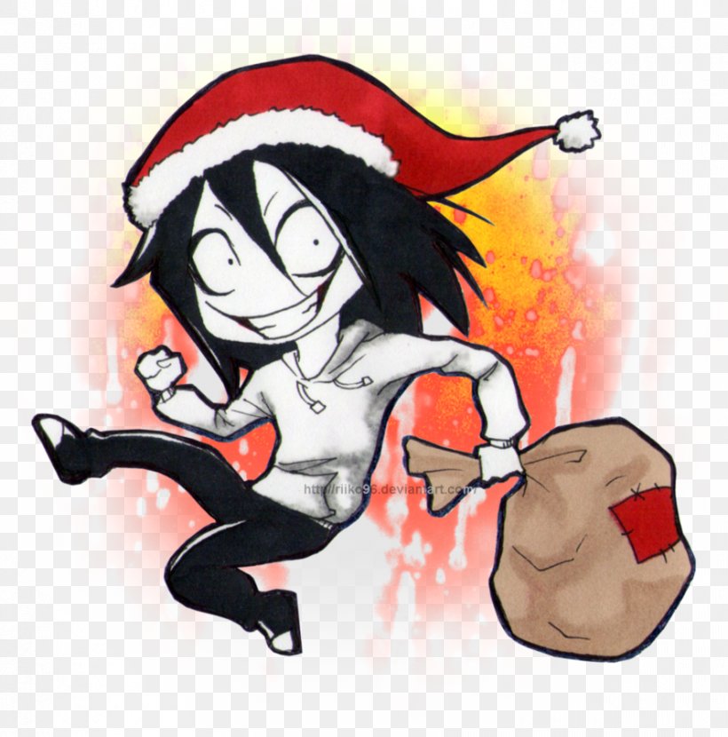 Jeff The Killer Creepypasta Christmas YouTube New Year, PNG, 888x899px, Watercolor, Cartoon, Flower, Frame, Heart Download Free