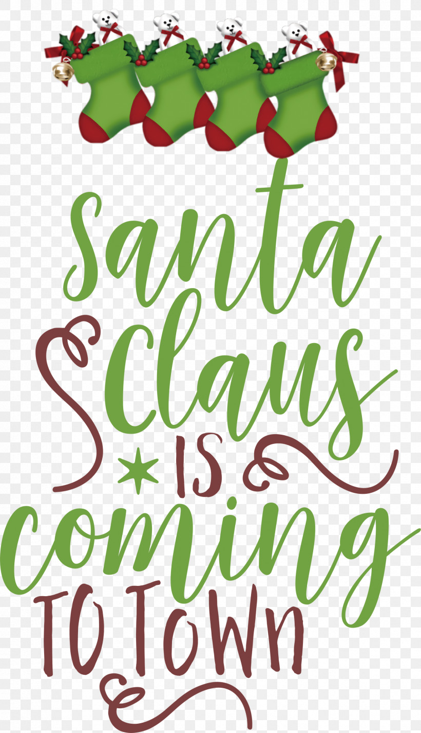 Santa Claus Is Coming To Town Santa Claus, PNG, 1726x3000px, Santa Claus Is Coming To Town, Calligraphy, Christmas Day, Christmas Ornament, Christmas Ornament M Download Free