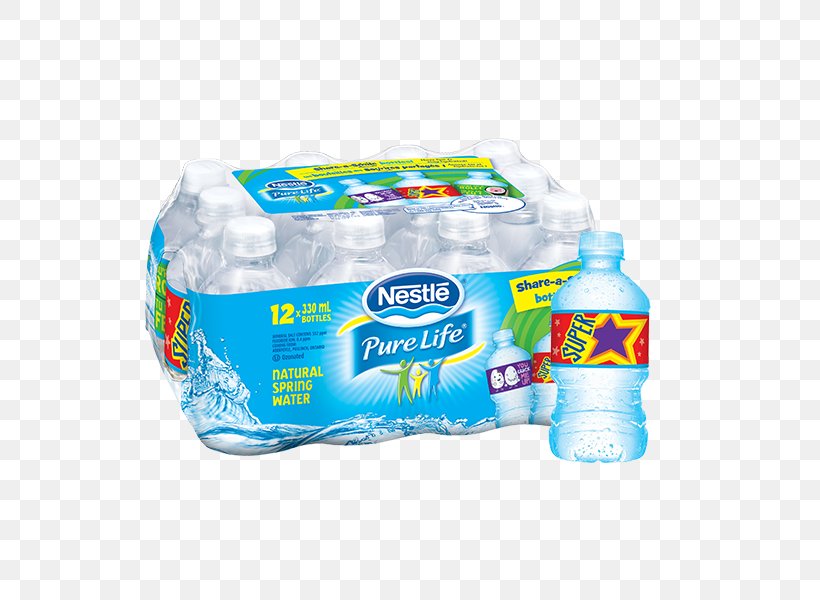 Mineral Water Bottled Water Nestlé Pure Life, PNG, 600x600px, Mineral Water, Bottle, Bottled Water, Drinking Water, Liquid Download Free