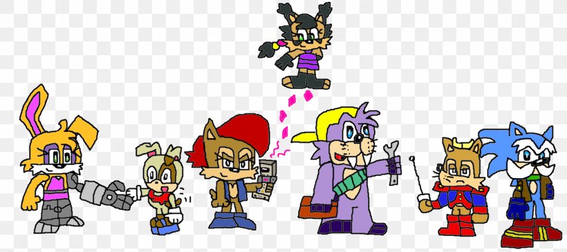 Sonic The Fighters Sonic Chaos Art Princess Sally Acorn Doctor Eggman, PNG, 1347x600px, Sonic The Fighters, Art, Cartoon, Character, Deviantart Download Free