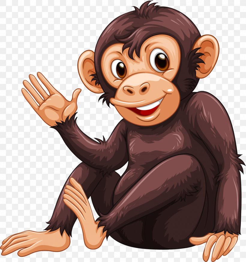 Chimpanzee Orangutan Royalty-free Clip Art, PNG, 960x1024px, Chimpanzee, Ape, Bear, Carnivoran, Cartoon Download Free