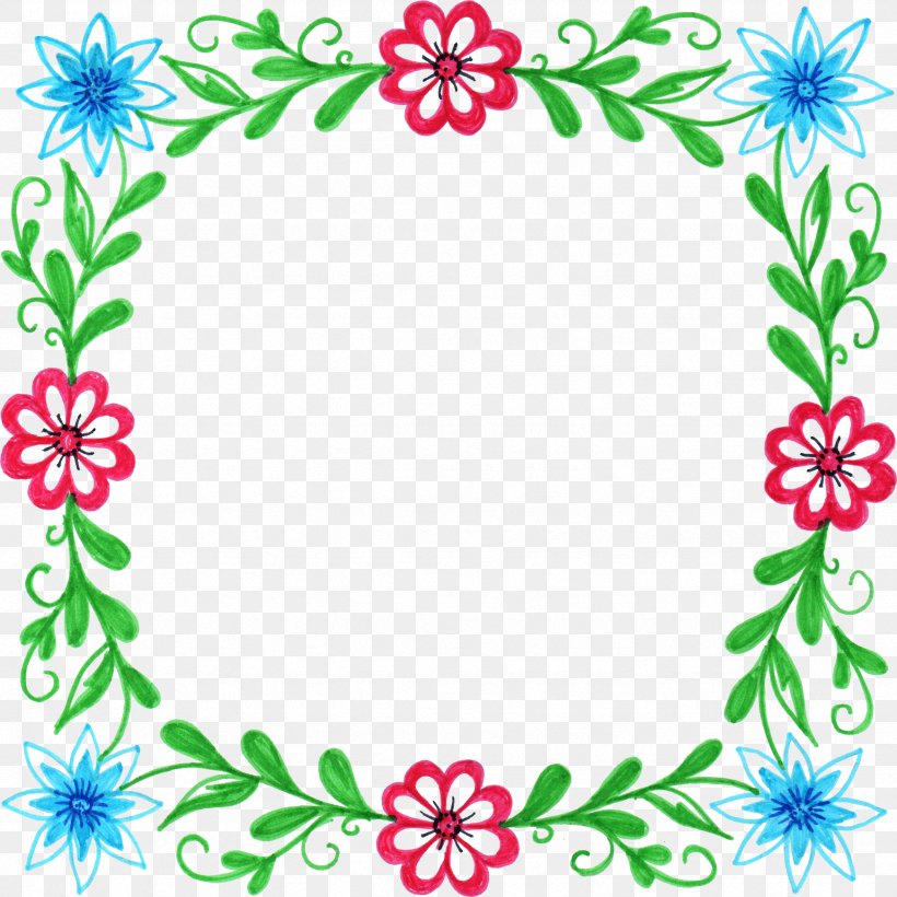 Flower Picture Frames Floral Design Clip Art, PNG, 1741x1741px, Flower, Area, Art, Artwork, Branch Download Free