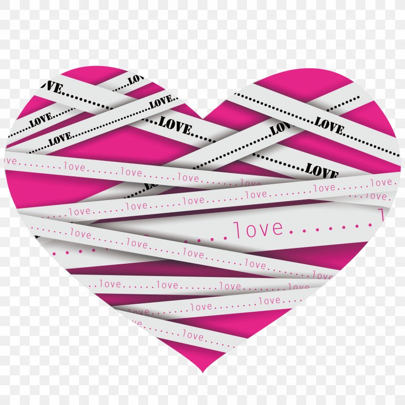 Heart-shaped Vector Material Ruler, PNG, 2083x2083px, Heart, Brand, Magenta, Pink, Product Design Download Free