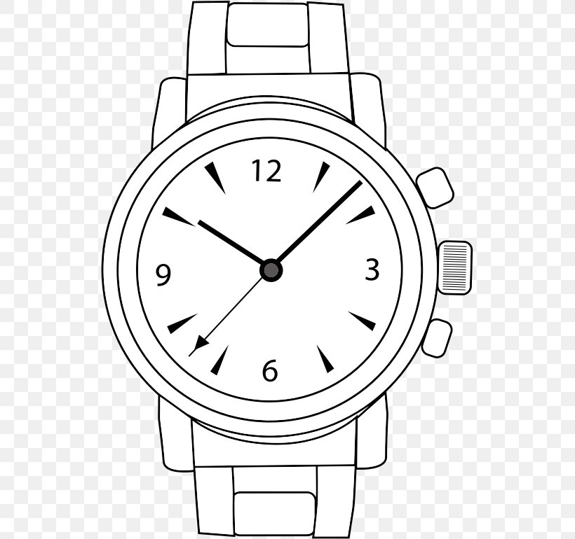 Pocket Watch Clip Art, PNG, 531x770px, Watch, Analog Watch, Area, Black And White, Clock Download Free