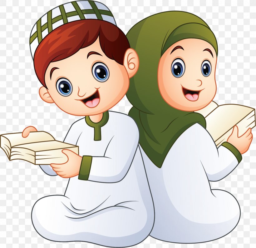 Quran Child Vector Graphics Muslim Stock Illustration, PNG, 1501x1455px, Quran, Animated Cartoon, Cartoon, Child, Fictional Character Download Free