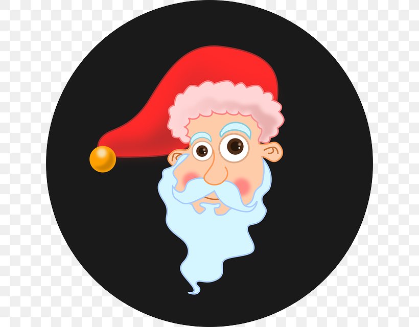Santa Claus Christmas Joke Clip Art, PNG, 640x640px, Santa Claus, Art, Cartoon, Christmas, Christmas Ornament Download Free