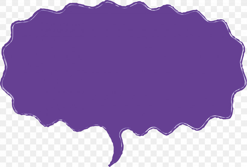 Thought Bubble Speech Balloon, PNG, 3000x2032px, Thought Bubble, Purple, Speech Balloon, Violet Download Free