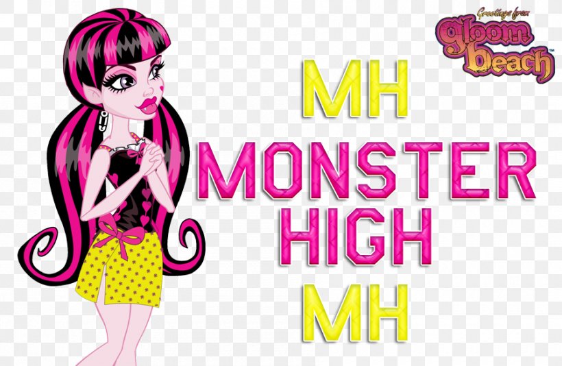 Barbie Monster High Original Gouls CollectionClawdeen Wolf Doll Logo, PNG, 900x587px, Watercolor, Cartoon, Flower, Frame, Heart Download Free
