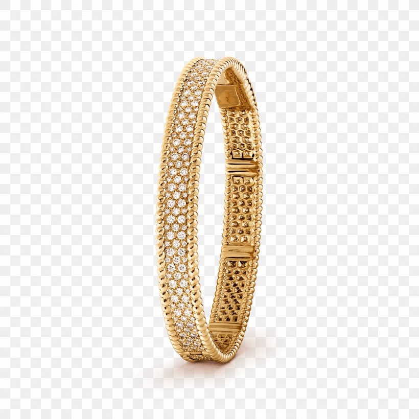 Earring Van Cleef & Arpels Bracelet Jewellery Bangle, PNG, 3000x3000px, Earring, Bangle, Bracelet, Chaumet, Colored Gold Download Free