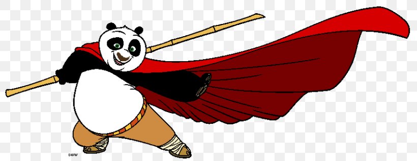 Giant Panda Po Kung Fu Panda Clip Art Image, PNG, 800x316px, Giant Panda, Animation, Art, Cartoon, Fictional Character Download Free