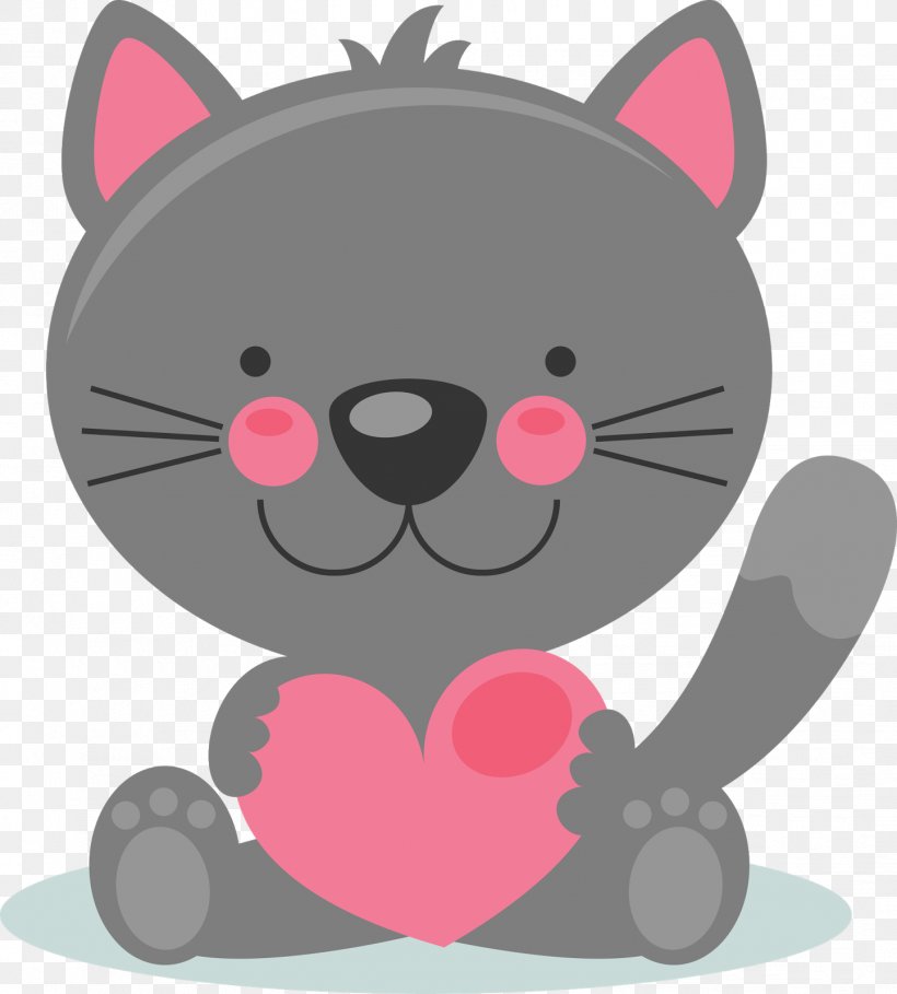 Valentine's Day Kitten Clip Art, PNG, 1443x1600px, Watercolor, Cartoon, Flower, Frame, Heart Download Free