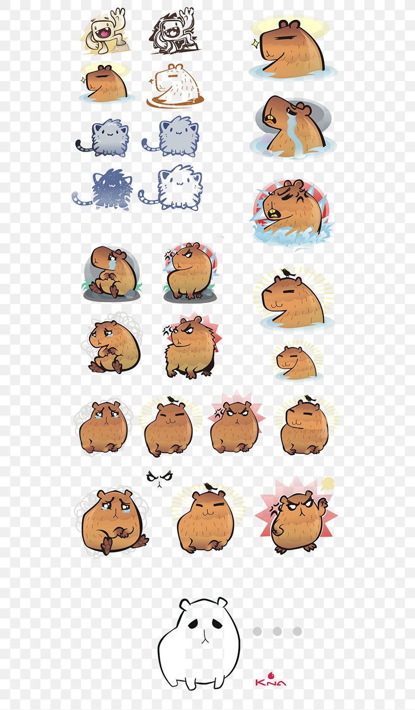Capybara Emoticon Clip Art, PNG, 600x1401px, Capybara, Area, Art, Behavior, Carnivoran Download Free