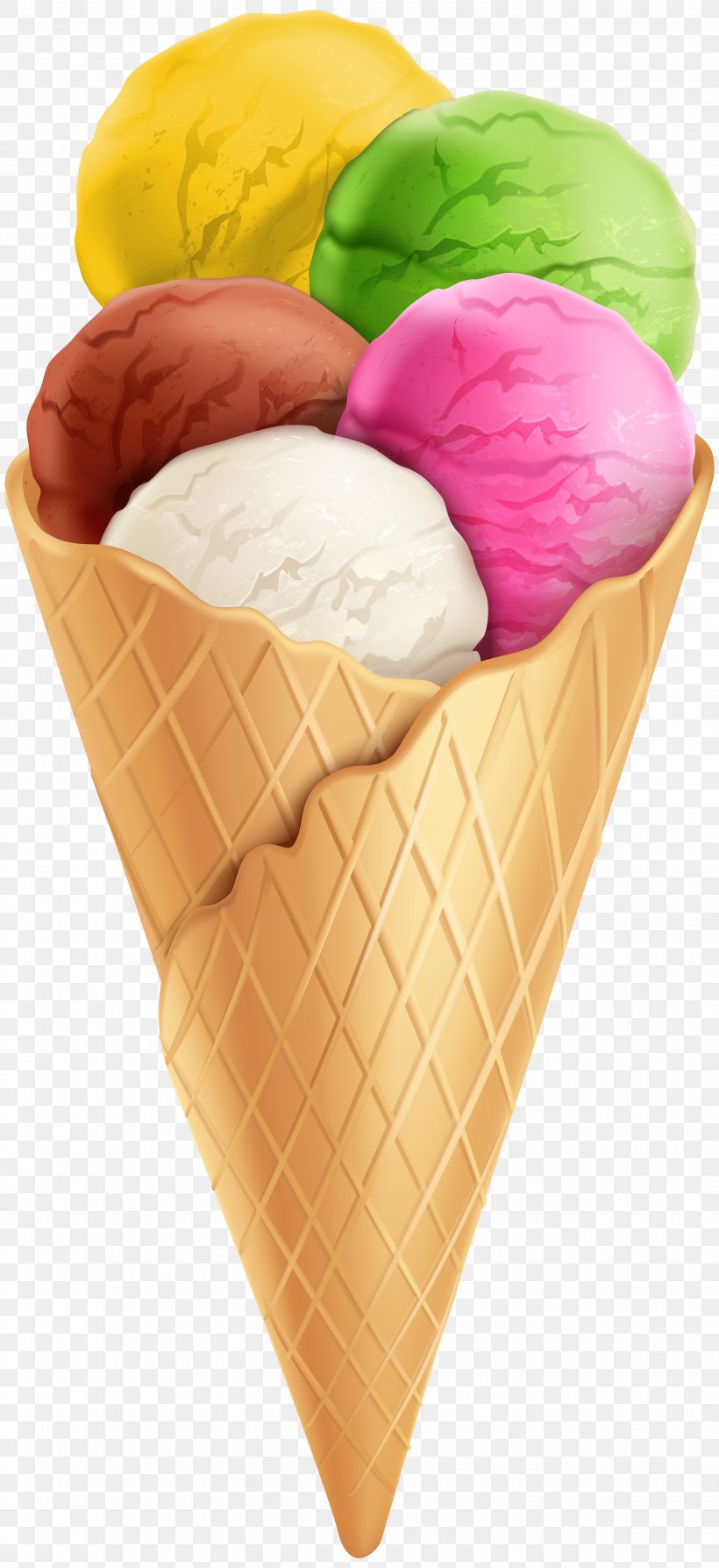 Ice Cream Cone Chocolate Ice Cream Neapolitan Ice Cream, PNG, 3670x8000px, Ice Cream, Chocolate Ice Cream, Cream, Dairy Product, Dondurma Download Free