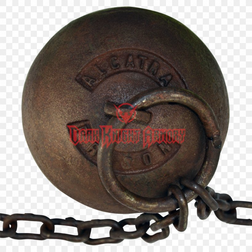 Alcatraz Federal Penitentiary Alcatraz Island Prison Ball And Chain United States Penitentiary, Leavenworth, PNG, 850x850px, Alcatraz Federal Penitentiary, Alcatraz Island, Ball And Chain, Ball Chain, Chain Download Free