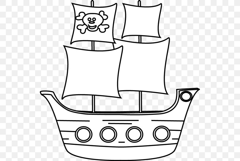 Piracy Pirate Ship Free Content Clip Art, PNG, 547x550px, Piracy, Black And  White, Boat, Caravel, Cartoon