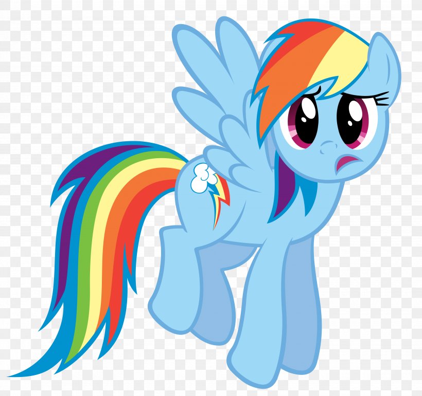 Rainbow Dash Fluttershy Derpy Hooves Pony Pinkie Pie, PNG, 3500x3294px, Rainbow Dash, Animal Figure, Applejack, Cartoon, Derpy Hooves Download Free