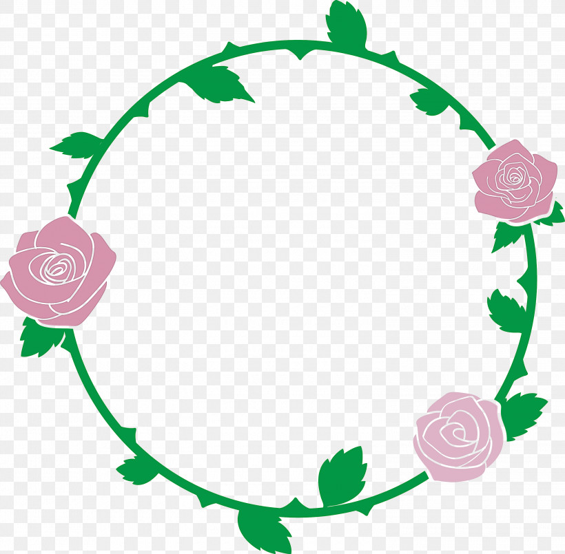 Rose Frame Floral Frame Flower, PNG, 3000x2946px,  Download Free