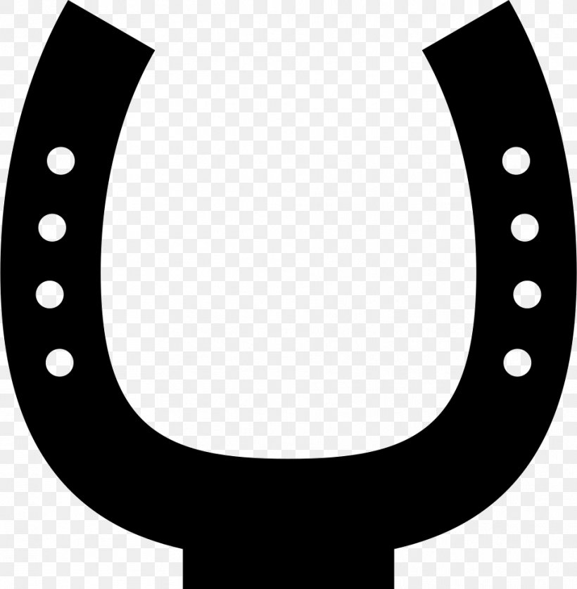 Horseshoe Shape Decal, PNG, 958x980px, Horse, Black And White, Decal, Equestrian, Horseshoe Download Free
