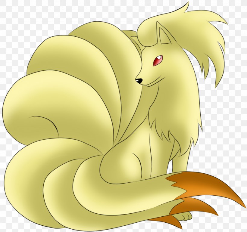 Ninetales Fan Art DeviantArt, PNG, 900x847px, Watercolor, Cartoon, Flower, Frame, Heart Download Free