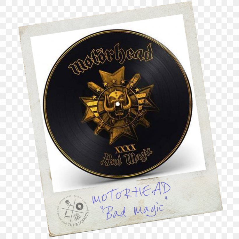 Bad Magic Phonograph Record Picture Disc Motörhead Special Edition, PNG, 850x850px, Phonograph Record, Label, Motorhead, Picture Disc, Special Edition Download Free