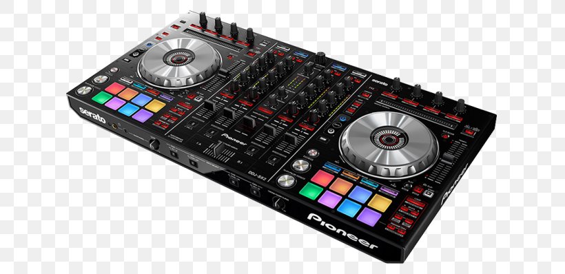 DJ Controller Pioneer DJ DDJ-SX2 Pioneer DDJ-SX2 Disc Jockey Serato Audio Research, PNG, 650x398px, Watercolor, Cartoon, Flower, Frame, Heart Download Free