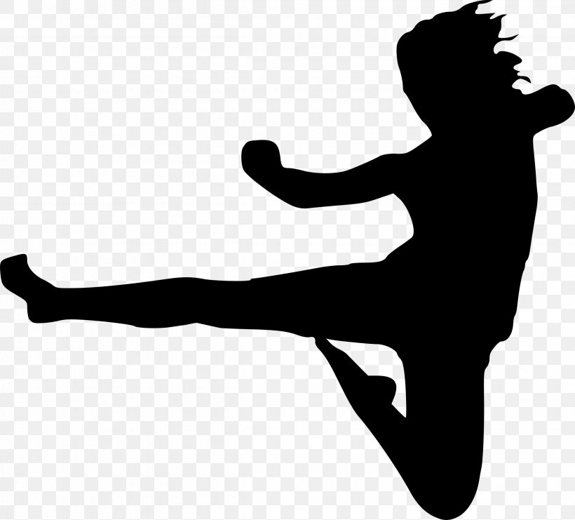 Karate Kickboxing Martial Arts Clip Art, PNG, 2400x2170px, Karate, Arm, Black And White, Boxing, Finger Download Free