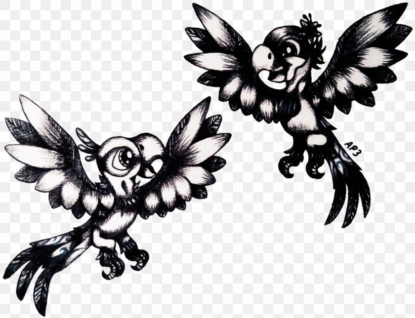 Owl Rio Bird Wing /m/02csf, PNG, 1021x783px, Owl, Art, Bird, Bird Of Prey, Black And White Download Free