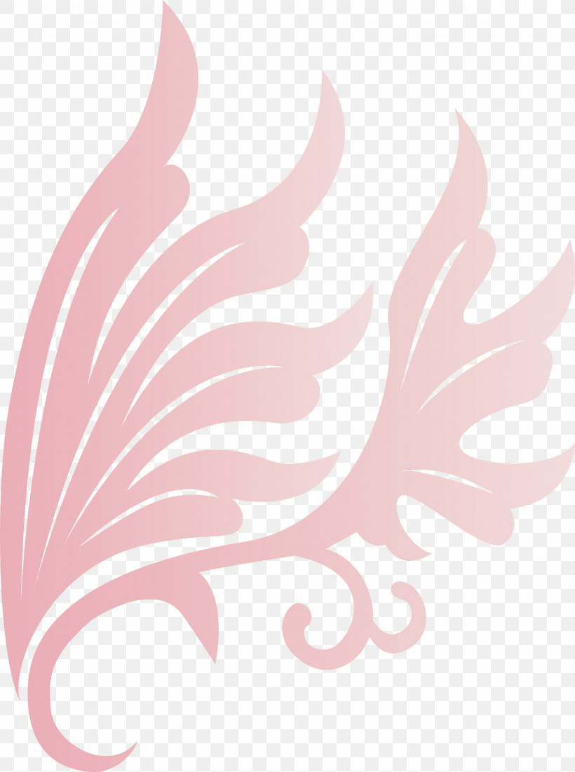 Pink Leaf Pattern Plant Wing, PNG, 2234x3000px, Flower Frame, Decoration Frame, Floral Frame, Leaf, Logo Download Free