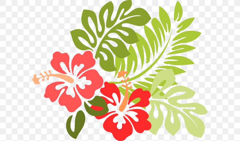 Hawaiian Hibiscus Clip Art, PNG, 600x483px, Hibiscus, Alyogyne Huegelii, Art, Branch, Cut Flowers Download Free