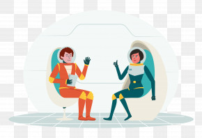 Human Cartoon Behavior Sitting Meter PNG
