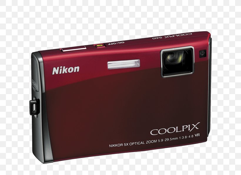 Nikon D60 Point-and-shoot Camera Nikon Coolpix S60 10.0 MP Compact Digital Camera, PNG, 700x595px, Nikon D60, Camera, Camera Lens, Cameras Optics, Digital Camera Download Free