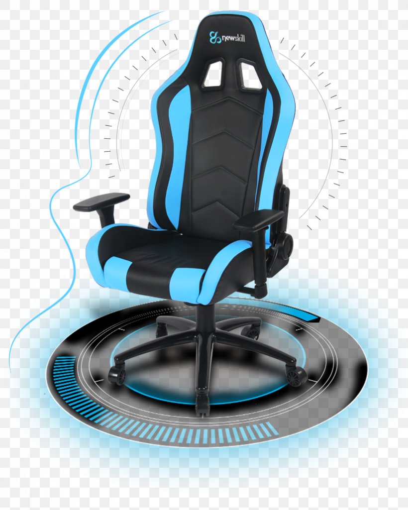 Chair Gamer Recliner Fauteuil Study, PNG, 823x1029px, Chair, Automotive Design, Black, Blue, Car Seat Cover Download Free