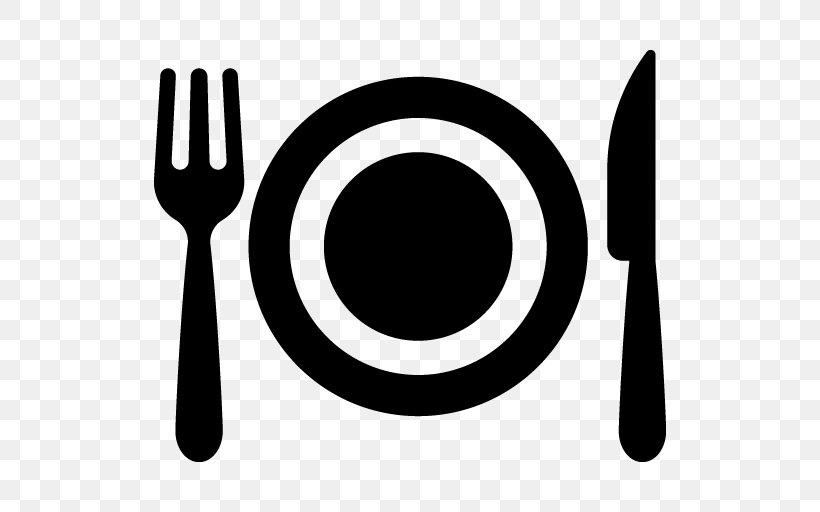 Dish Restaurant Fork, PNG, 512x512px, Dish, Bar, Black And White, Cutlery, Dinner Download Free