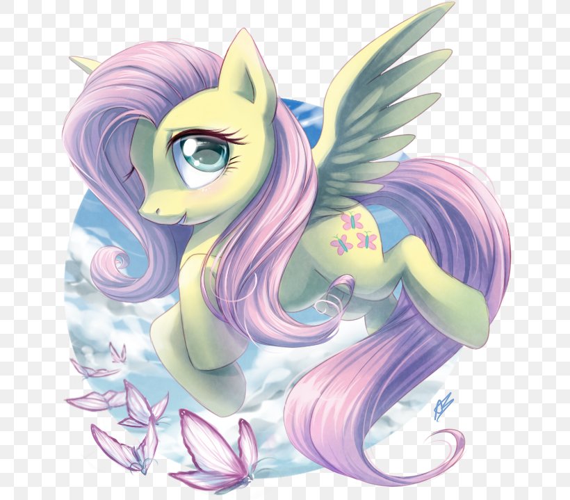 Fluttershy Pony Pinkie Pie Twilight Sparkle Applejack, PNG, 657x719px, Watercolor, Cartoon, Flower, Frame, Heart Download Free