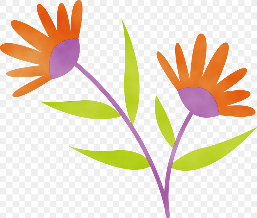 Plant Stem Leaf Petal Flower Meter, PNG, 3000x2545px, Watercolor, Biology, Flower, Leaf, Meter Download Free