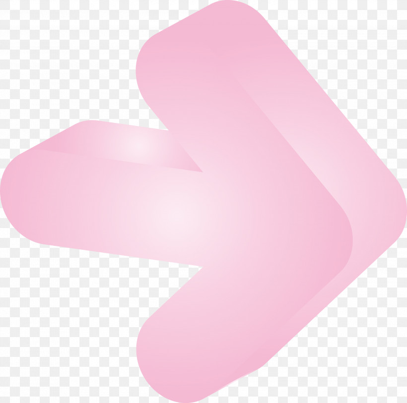 Arrow, PNG, 3000x2977px, Arrow, Hand, Material Property, Nail, Pink Download Free