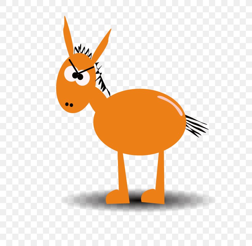 Donkey Drawing Clip Art, PNG, 800x800px, Donkey, Beak, Cartoon, Deer, Drawing Download Free